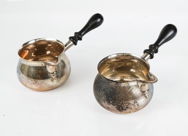 Tuttle for Enkso NY Pair of Silver Brandy Warmers