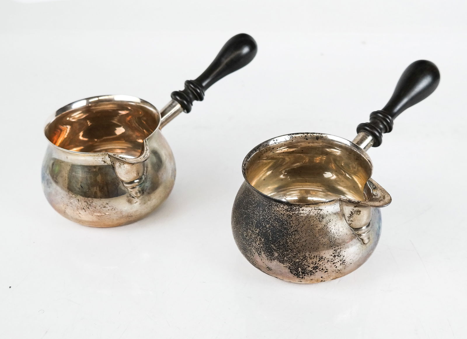 Tuttle for Enkso NY Pair of Silver Brandy Warmers (1 of 12)
