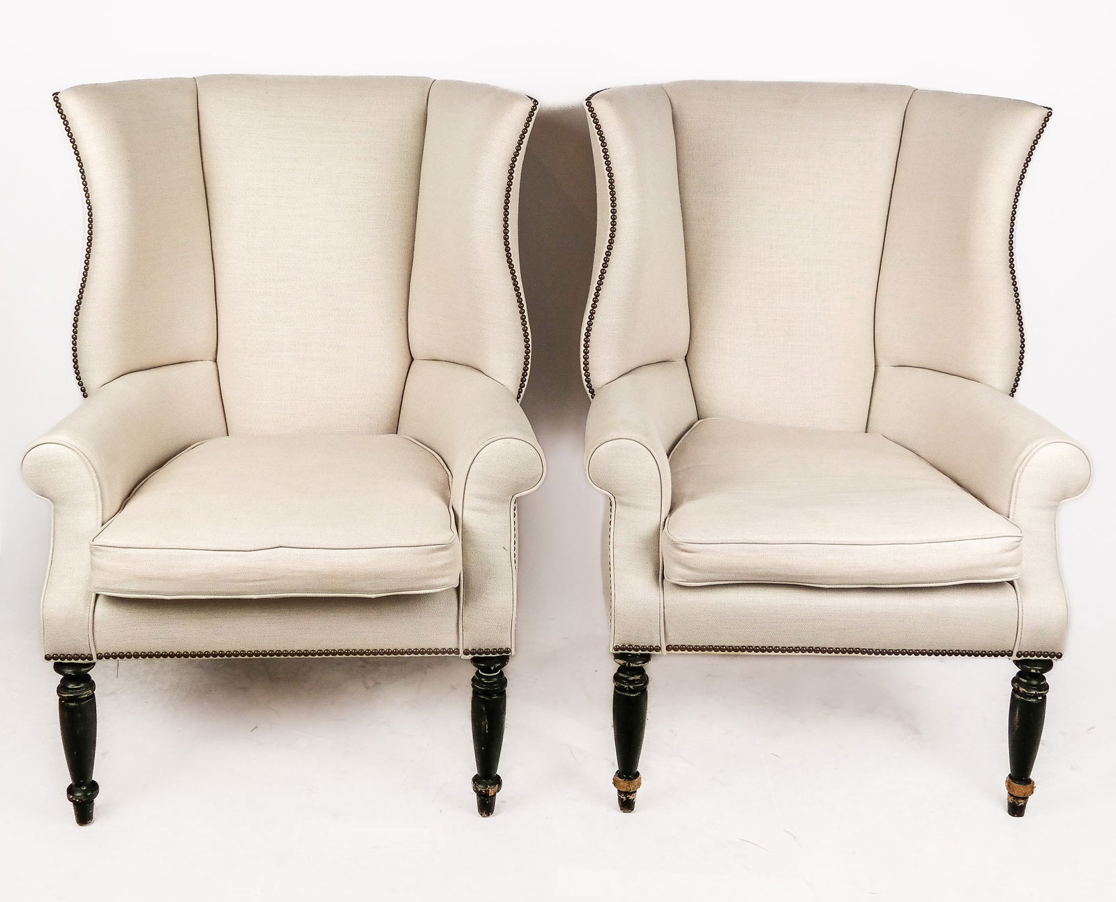 Restoration Hardware Wing Chairs, 2 (1 of 9)