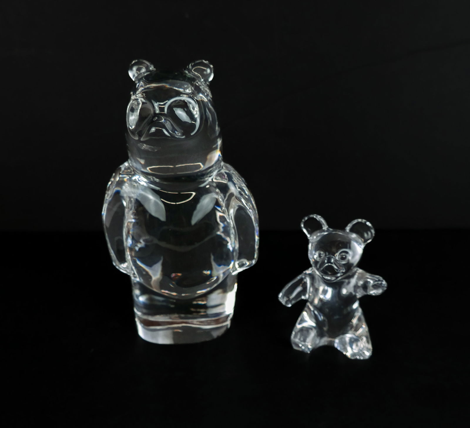 Orrefors and Daum Crystal Bear Sculptures, 2 (1 of 9)