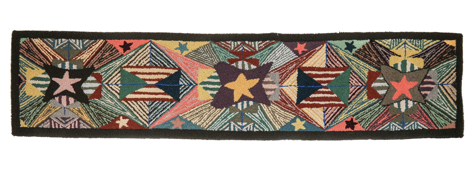 Folk Art Style Hand Hooked Custom McAdoo Rug (1 of 10)