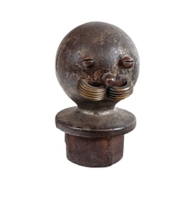 Iron Newel Post - Mr. Monopoly