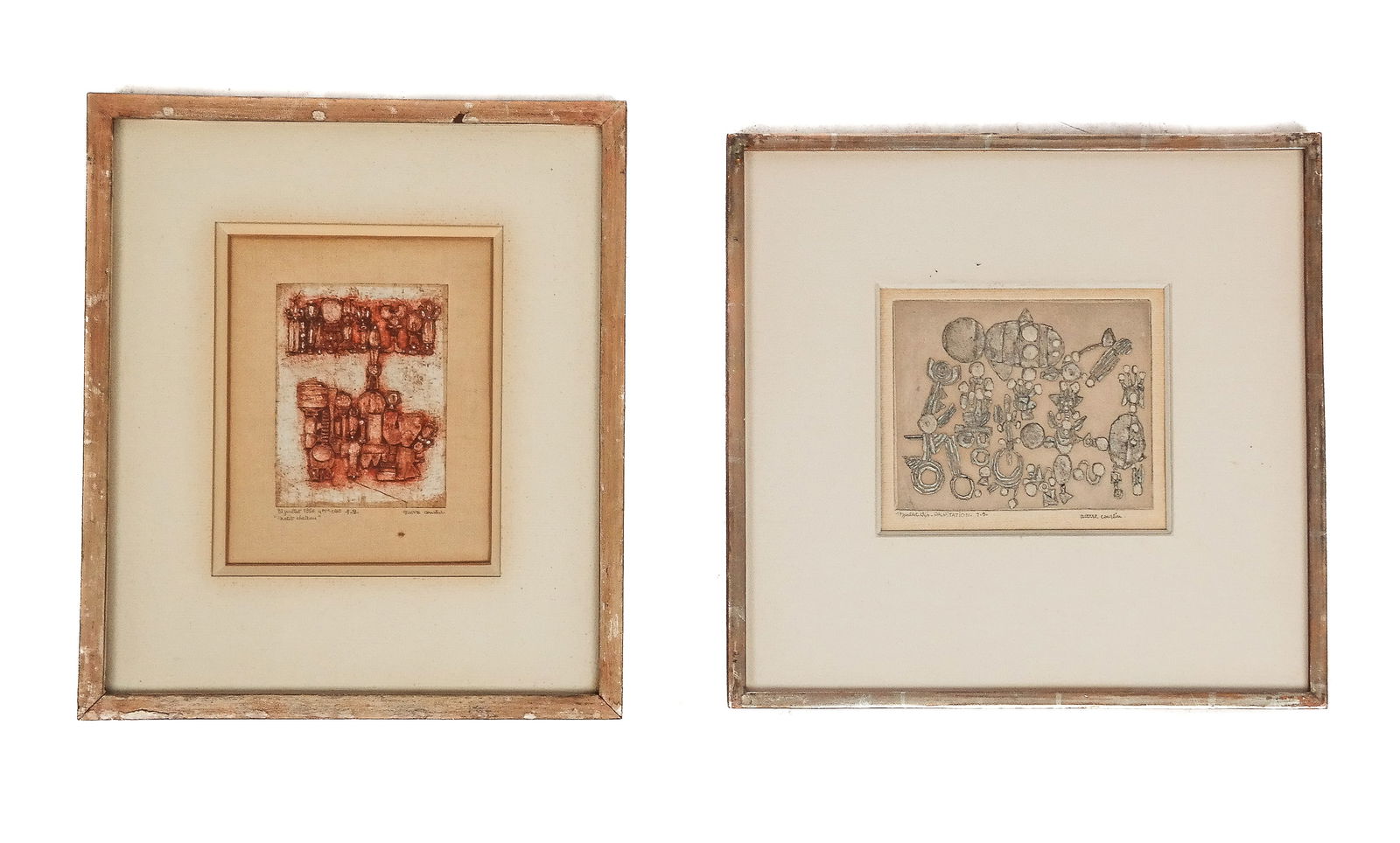 Two Pierre Louis Maurice COURTIN Color Engravings (1 of 8)