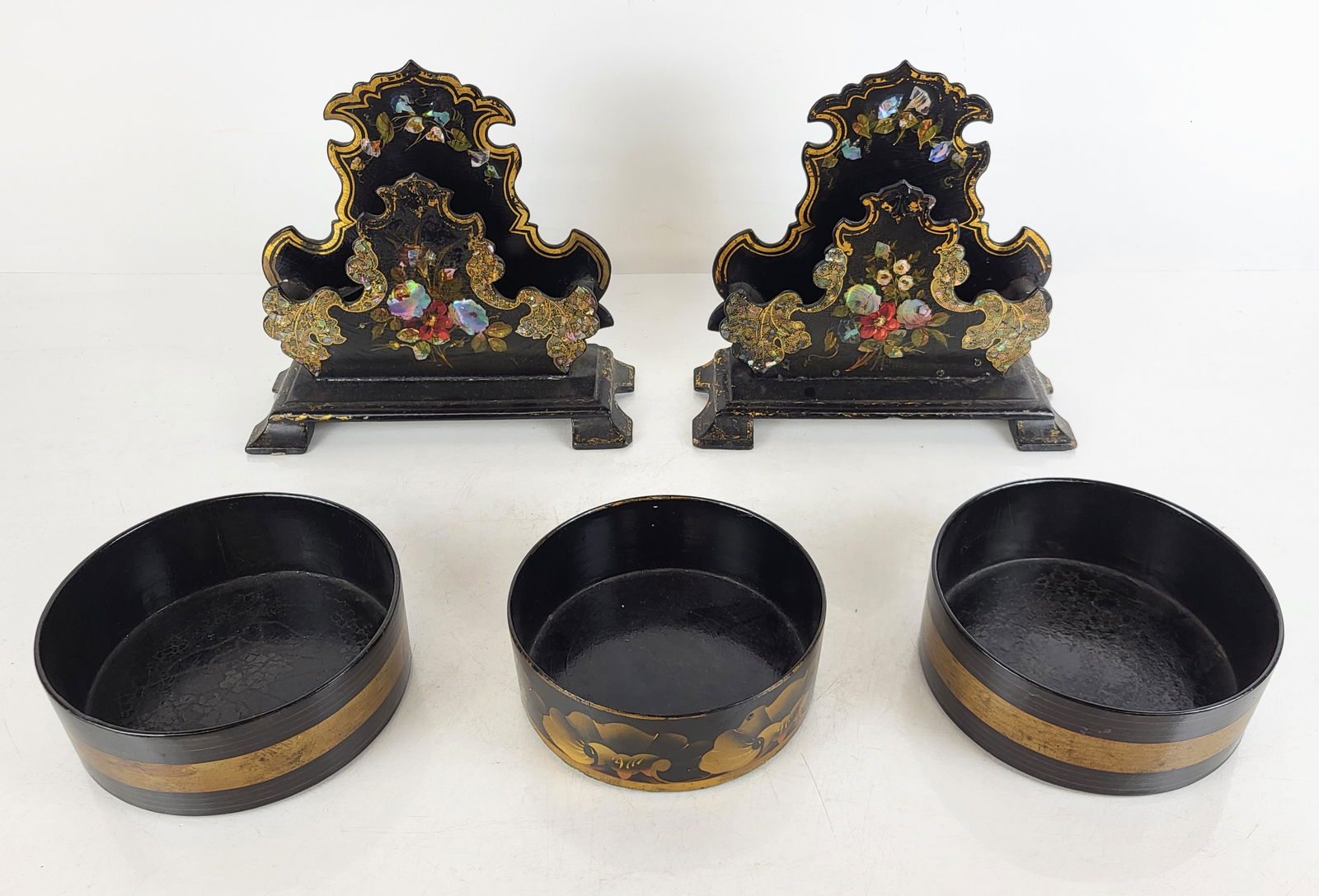 Victorian Papier Mache Tablewares, 4 (1 of 12)