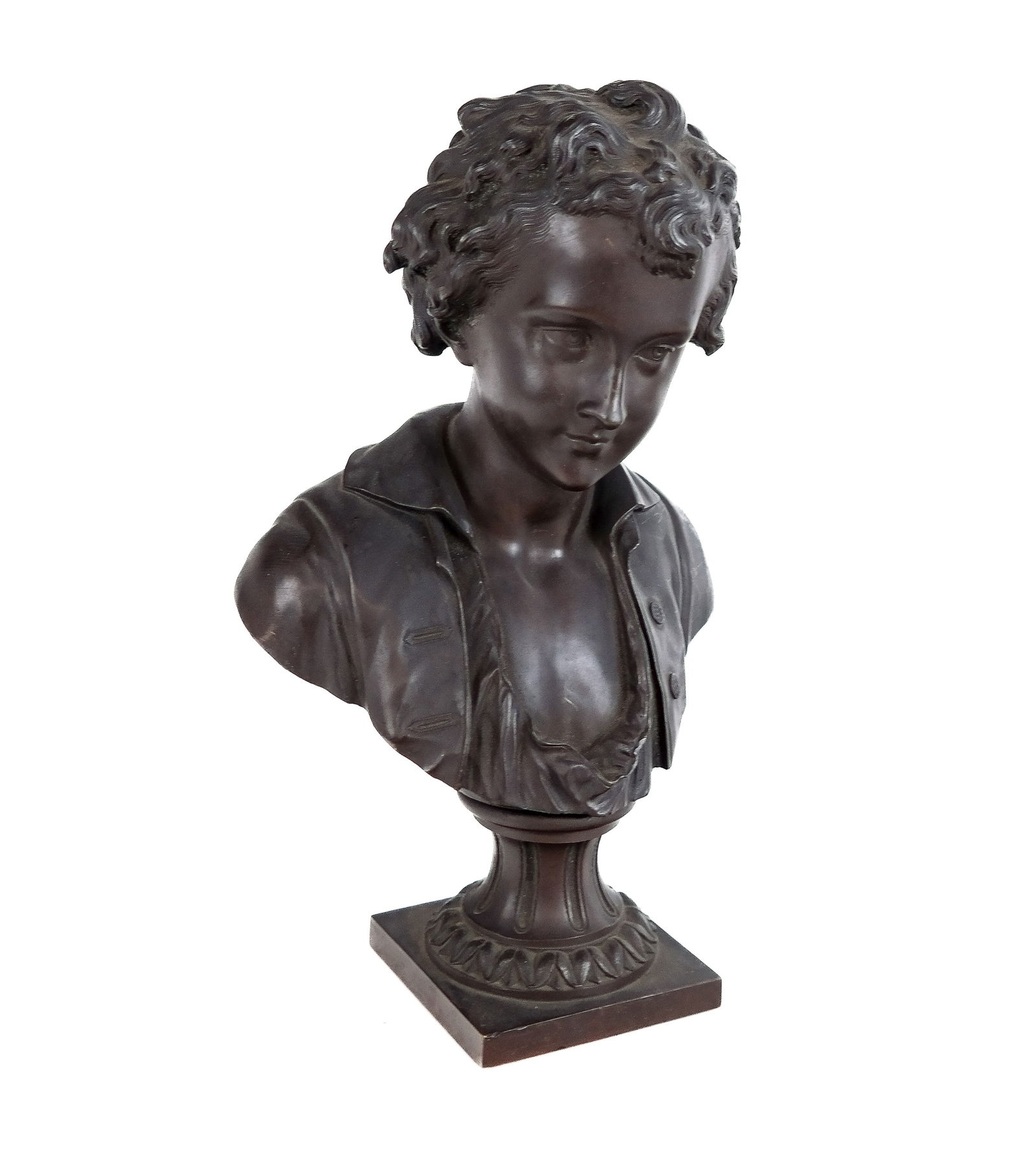 Bronze Bust of an Elegant Young Man (1 of 8)