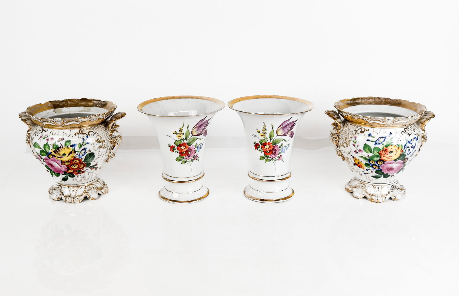 Two Pairs of Porcelain Cache Pots (1 of 16)