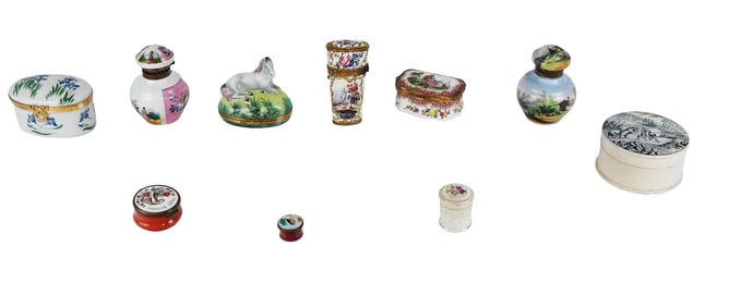 Group of Antique Porcelain Articles, 10