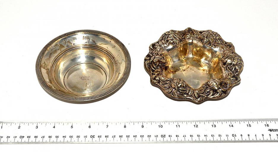 Two Sterling Silver Nut Bowls