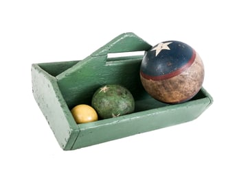 Four Painted Garden & Decorative Accessories