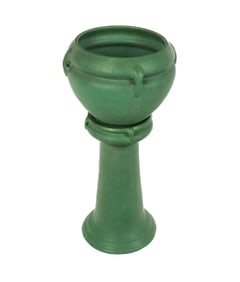 Roseville Art Pottery Jardiniere & Pedestal