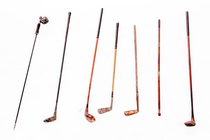 Golf Clubs, Fishing Rod, Walking Stick, 7