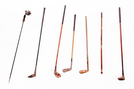 Golf Clubs, Fishing Rod, Walking Stick, 7