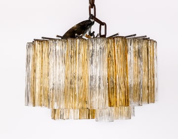 Modern Venini "Tonelli"-Style Chandelier