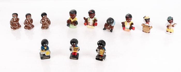 Vintage Collection of Black Americana Figures, 12