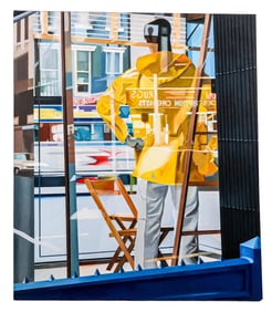 Susan ROSEN: Figure At Window - Painting