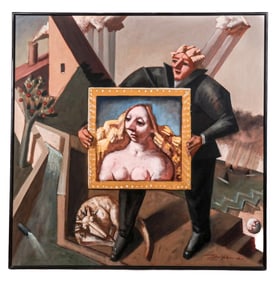 Jorg HERMLE: "L' Illusion" - Painting