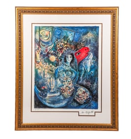 Marc CHAGALL: "La Mariee" - Artist's Proof