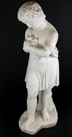 Italian Sculpture Of A Child