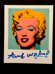 Andy WARHOL Signed Polaroid after Marilyn Monroe