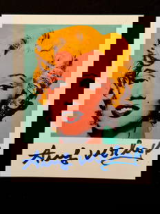 Andy WARHOL Signed Polaroid after Marilyn Monroe
