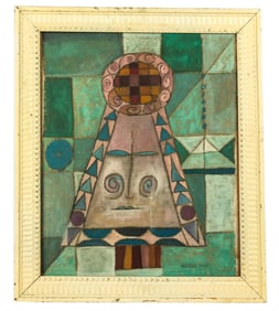 Andre MURASSAN: Abstract Figure - Oil Painting