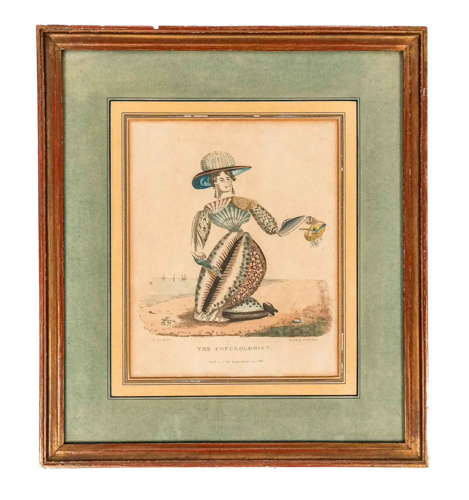 Vintage Colored English Print (1 of 9)