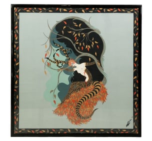 ERTE: Framed Scarf