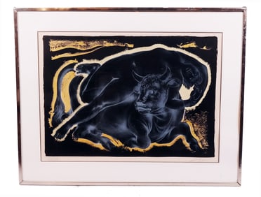 Hans ERNI: Europa & the Bull - Lithograph