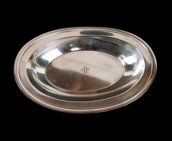 Tiffany & Co. Makers Sterling Silver Bread Tray