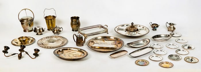 Miscellaneous Group of Silver Plate, 30+