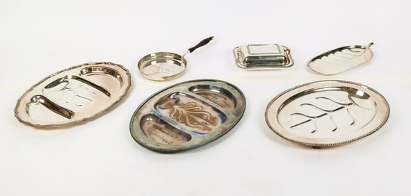 Miscellaneous Group of Silver Plate, 6