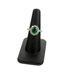 Emerald and Diamond Ring
