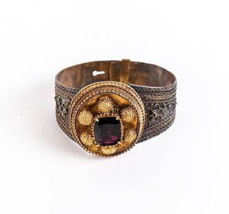 14K Gold and Gemstone Bracelet