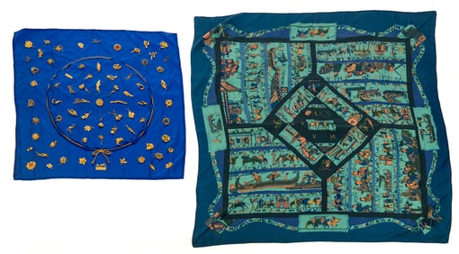 Hermes Gloire de Guillaume Shawl & Clips Scarf, 2