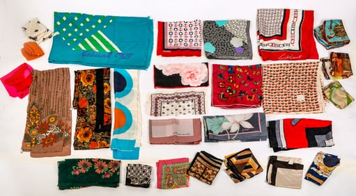 Group Designer Silk and Other Scarves, 27