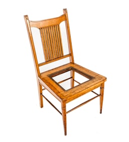 Art Nouveau Maple Side Chair
