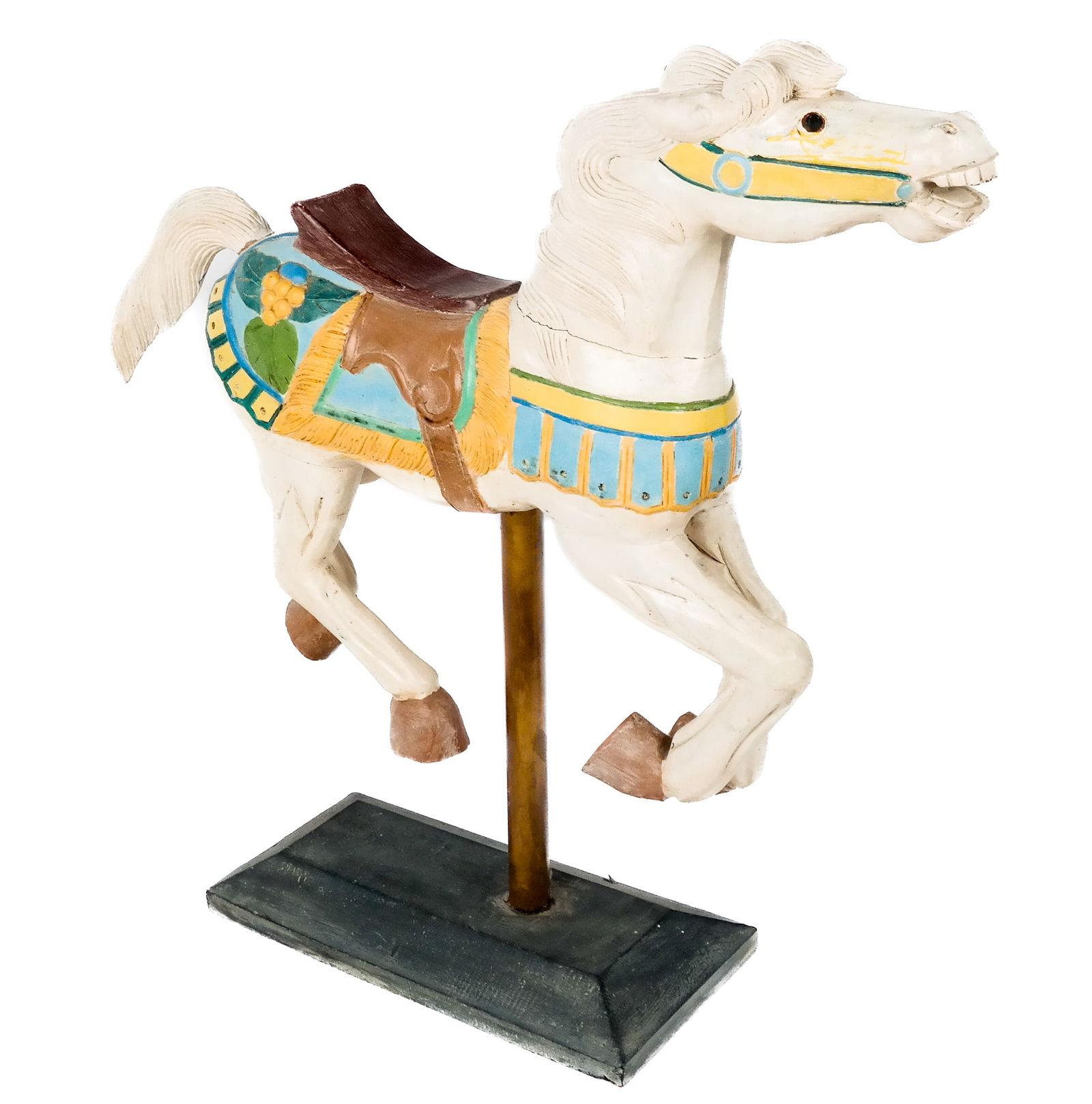 Carved and Polychromed Carousel Horse Sculpture (1 of 12)