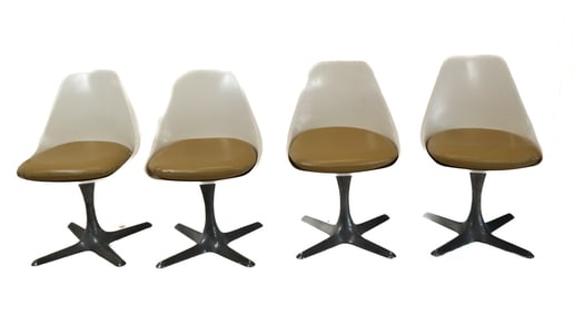 Set Of 4 Knoll-Style Chairs