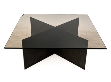 Modern X-Frame Cocktail Table