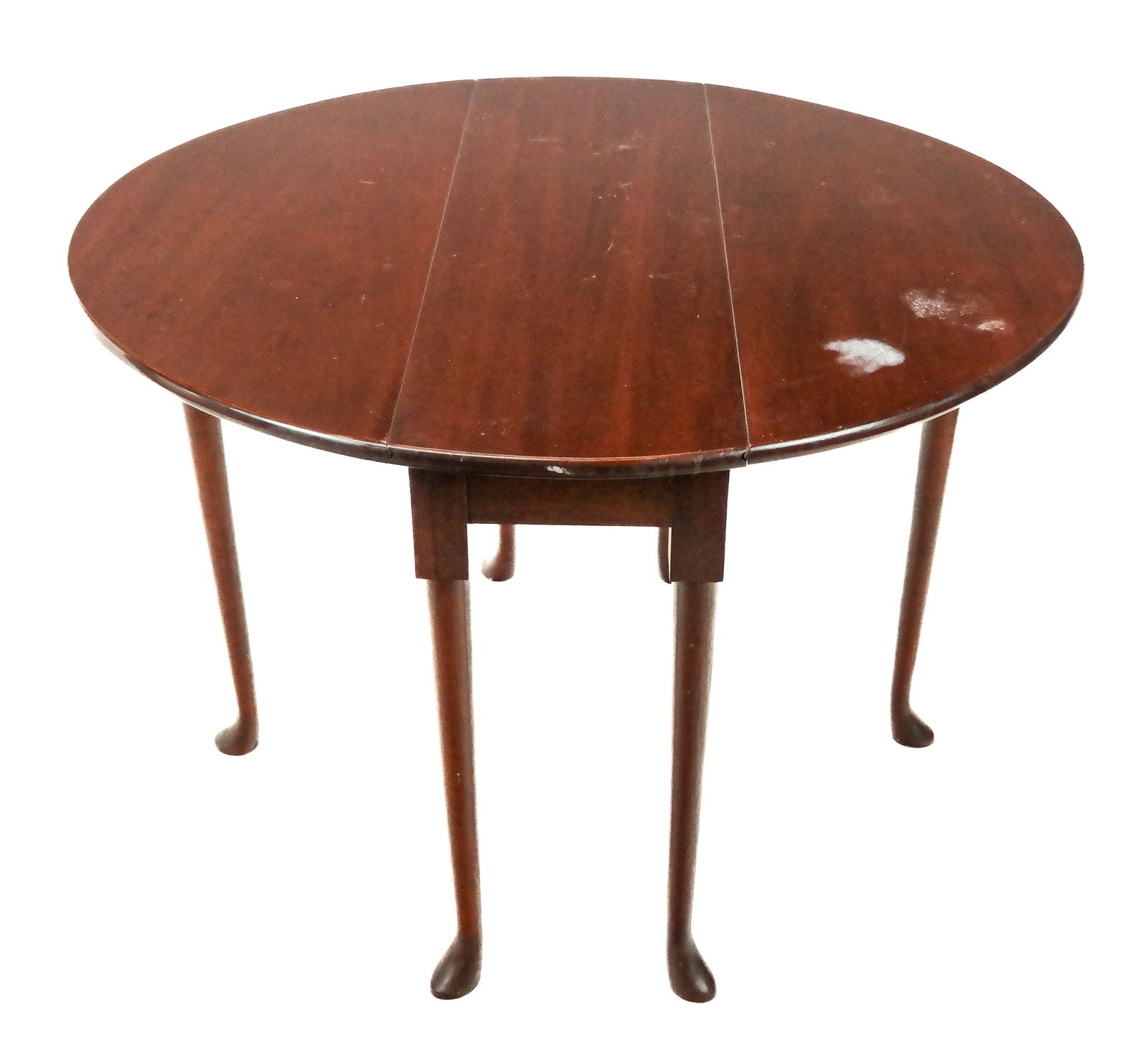 Queen Anne-Style Drop-Leaf Table (1 of 12)