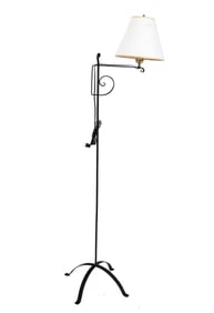 Wrought Iron Adjustable Floor Lamp