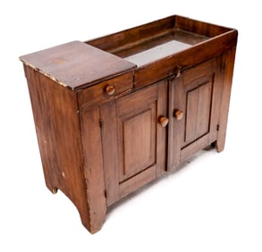 Antique American Dough Bin Table