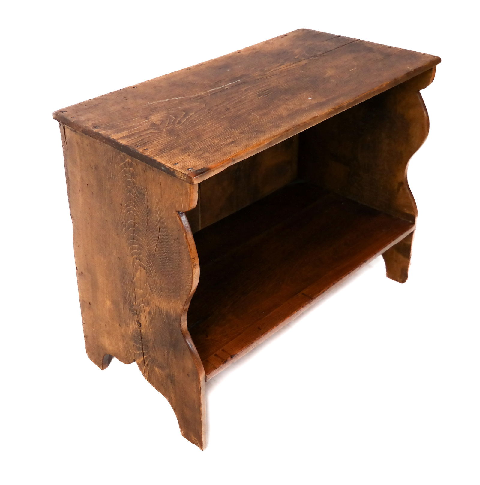 Antique American Oak Open Console (1 of 9)