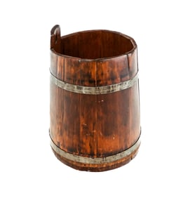 Butter Churn As A Waste Basket