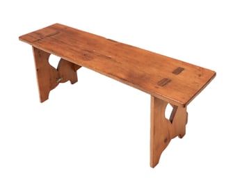 Antique American Pine Bench