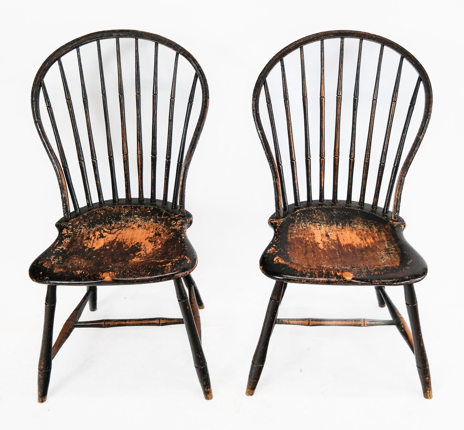 Pair Of Antique Windsor Side Chairs (1 of 10)