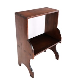 Antique American Open Console Shelf