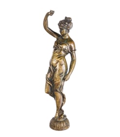 Neoclassical Bronze Figural Cigar Lighter
