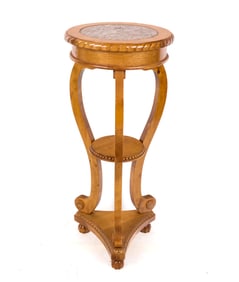 Biedermeier Two-Tier Pedestal