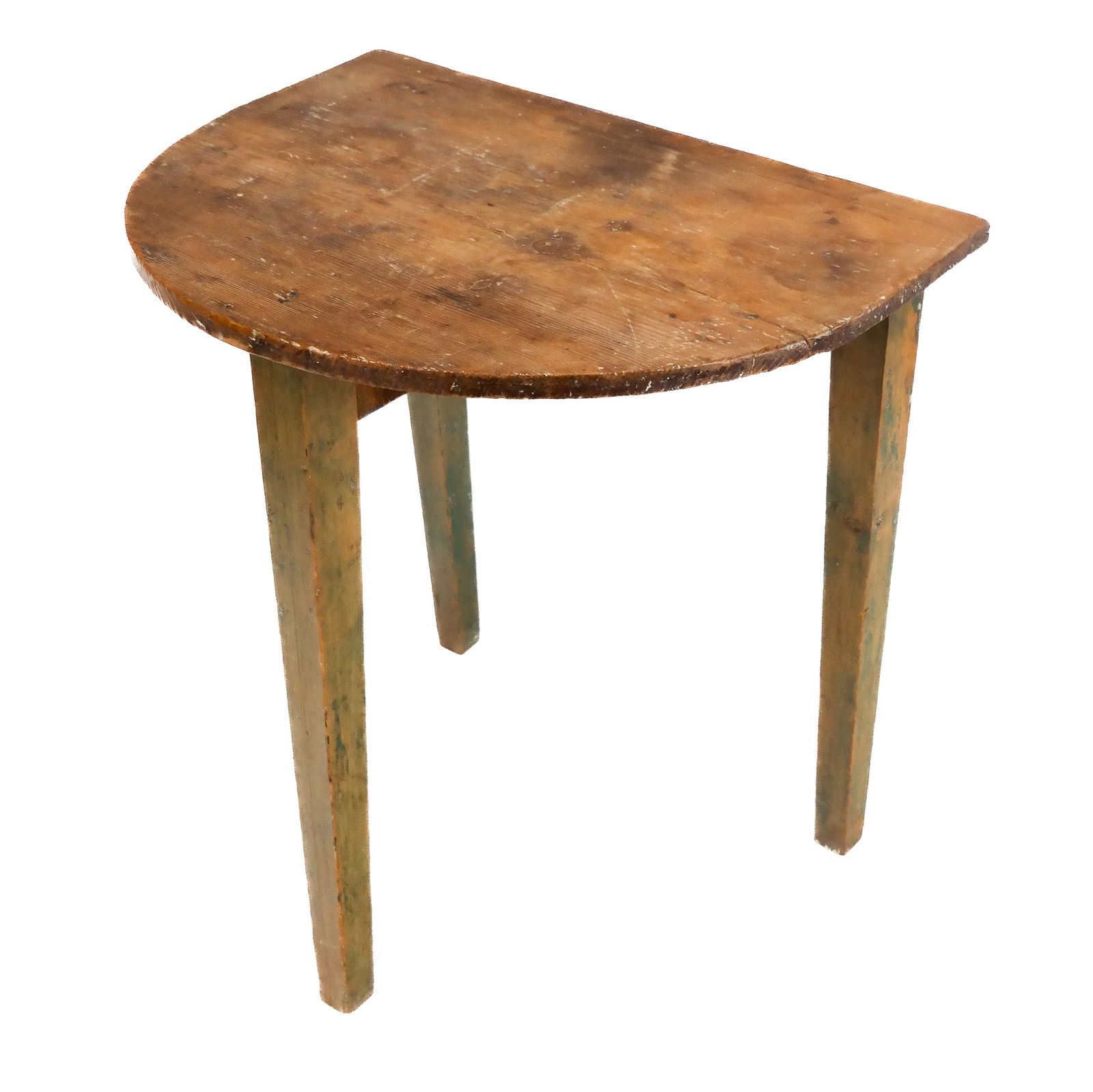 Antique American "D" Shape Work Table (1 of 10)